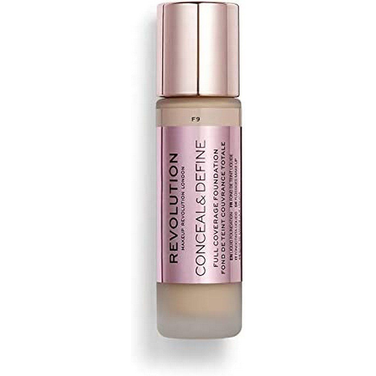 Base de Maquillaje Fluida Revolution Make Up Conceal Define Nº F9 23 ml