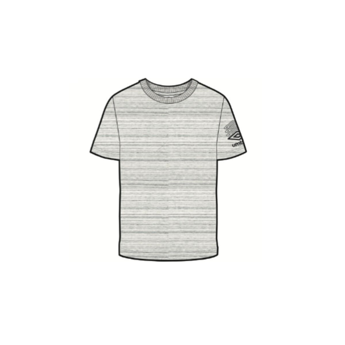 Camiseta Deportiva de Manga Corta Umbro TERRACE 66207U 263 Gris