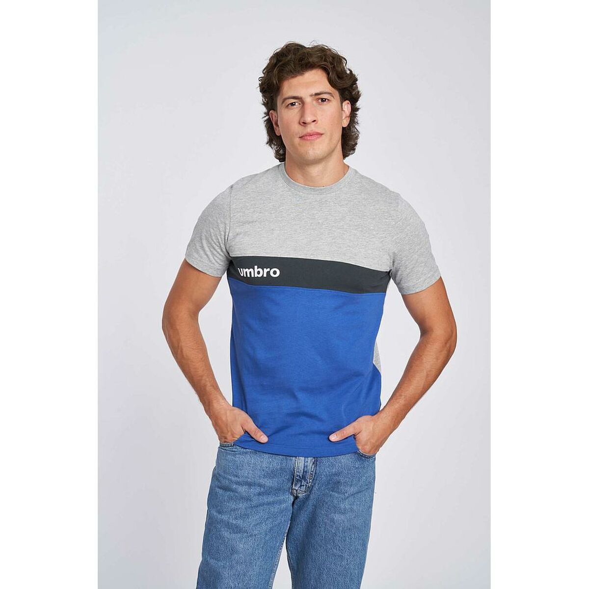 Camiseta Deportiva de Manga Corta Umbro FW 66211U LKA Gris