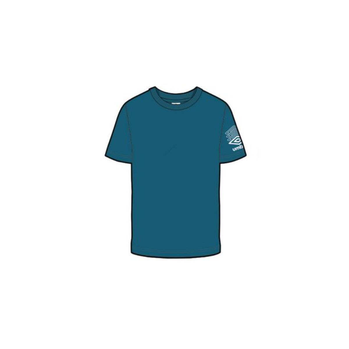 Camiseta Deportiva de Manga Corta Umbro tERRACE 66207U LKB Azul