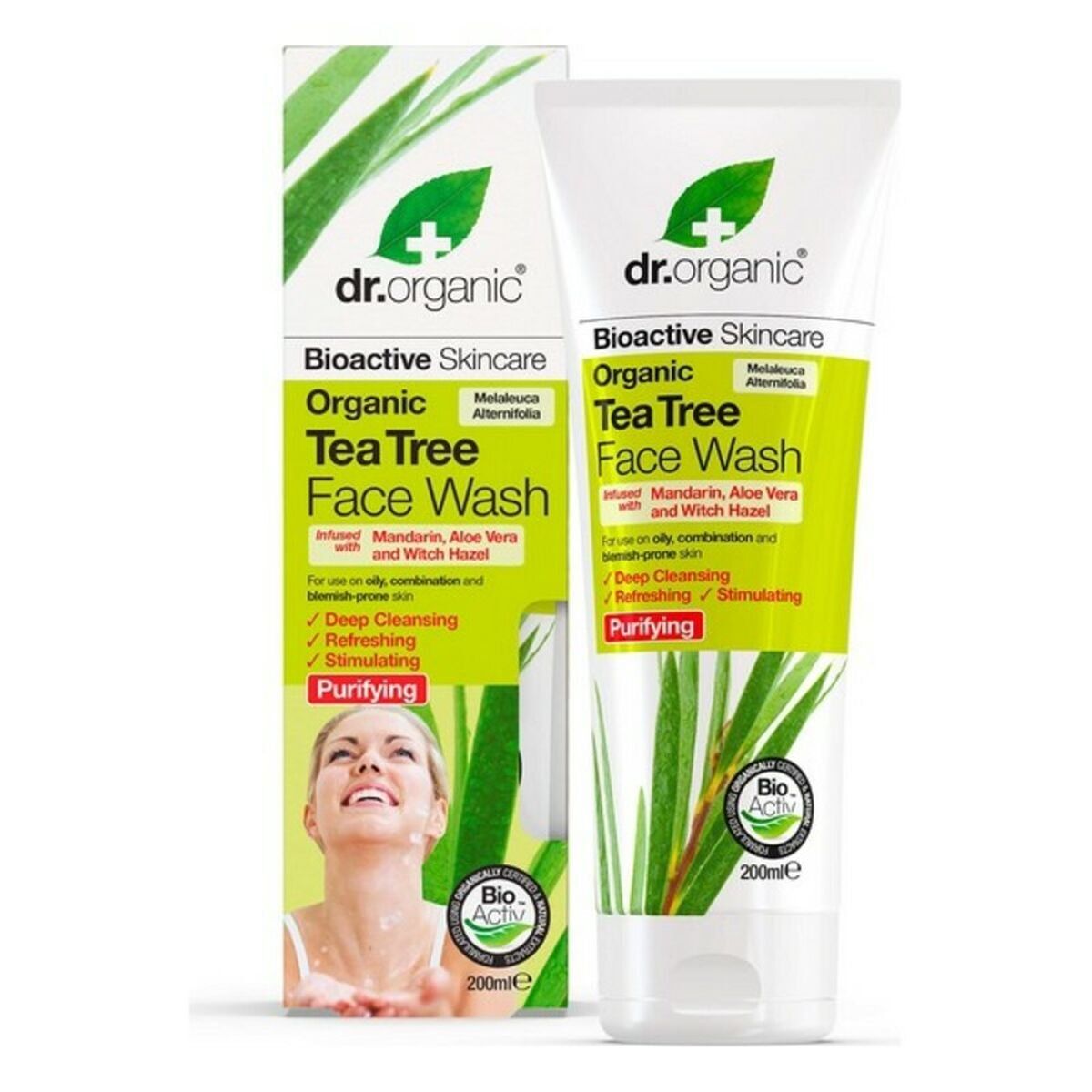 Gel Limpiador Facial Dr.Organic DR00243 200 ml