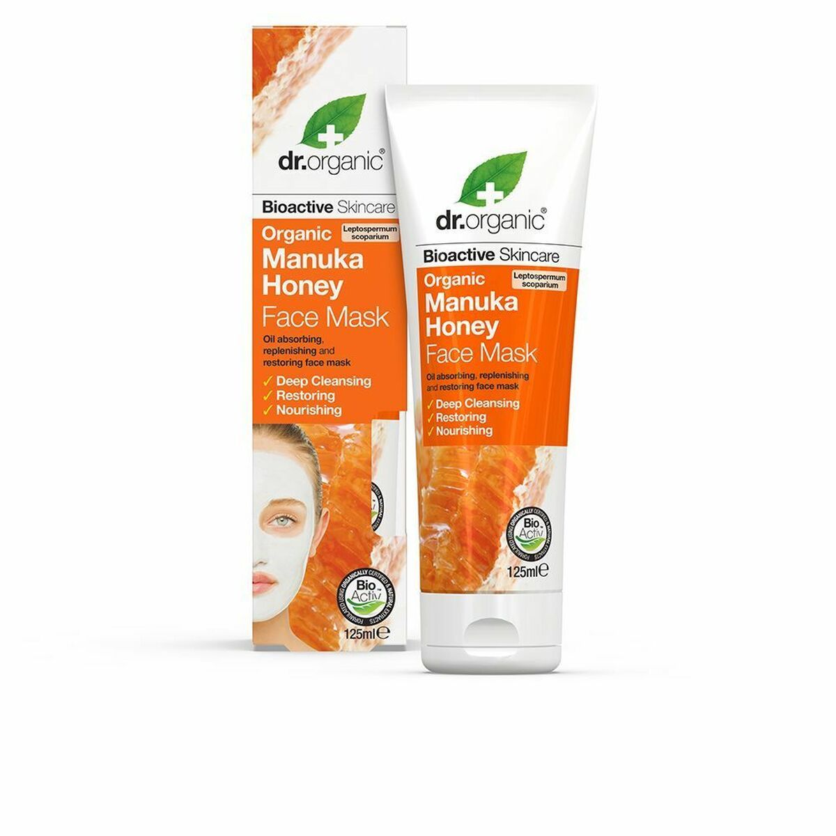 Mascarilla Facial Dr.Organic Manuka Honey (125 ml)