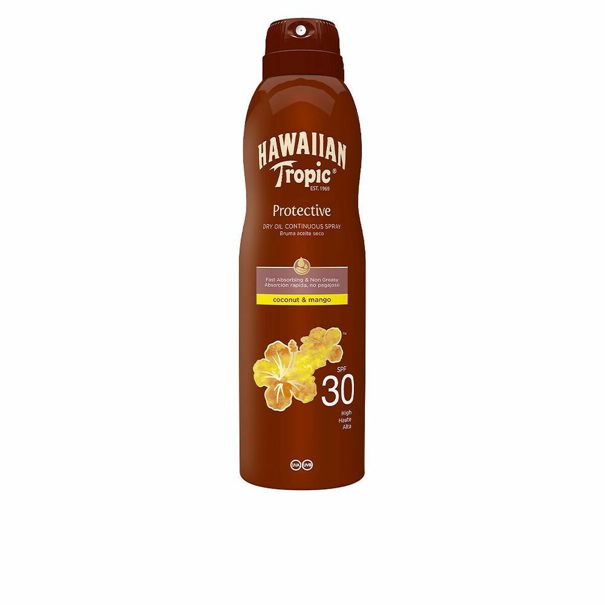 Bruma Solar Protectora Hawaiian Tropic Coconut Mango Oil Spf 30 180 ml Coco