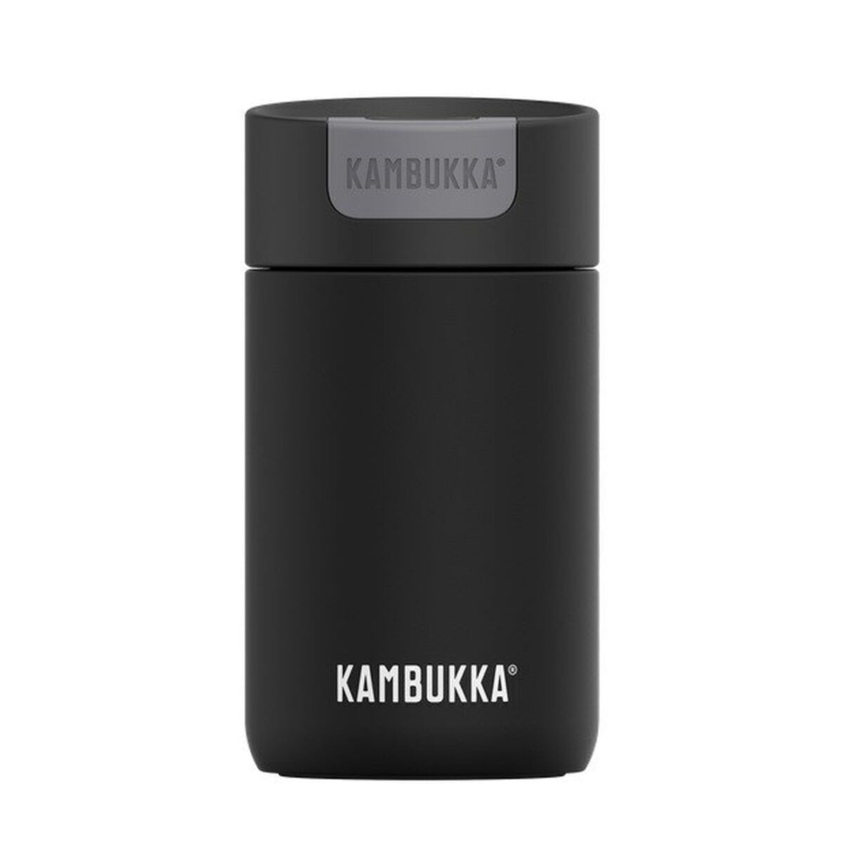 Termo Kambukka Olympus Negro Silicona Acero Inoxidable 300 ml