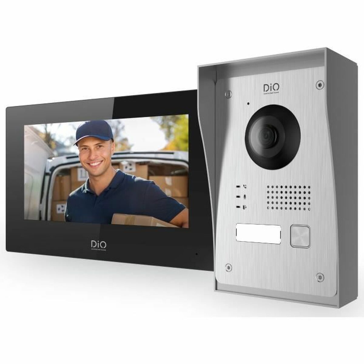 Videoportero Inteligente Dio Connected Home Design Negro