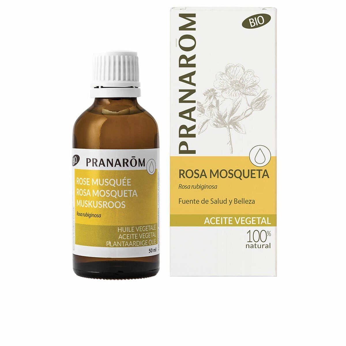 Aceite Facial Pranarôm 50 ml Rosa Mosqueta