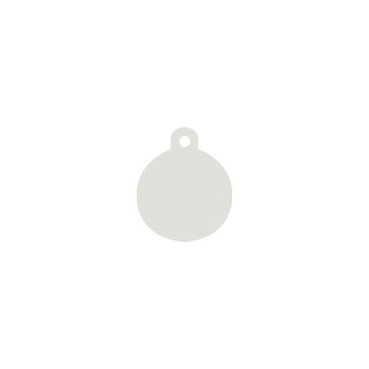 Placa identificativa para collar Imarc Circle Blanco