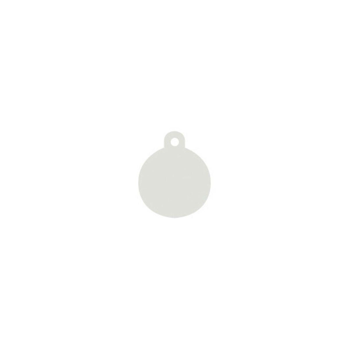 Placa identificativa para collar Imarc Circle Blanco