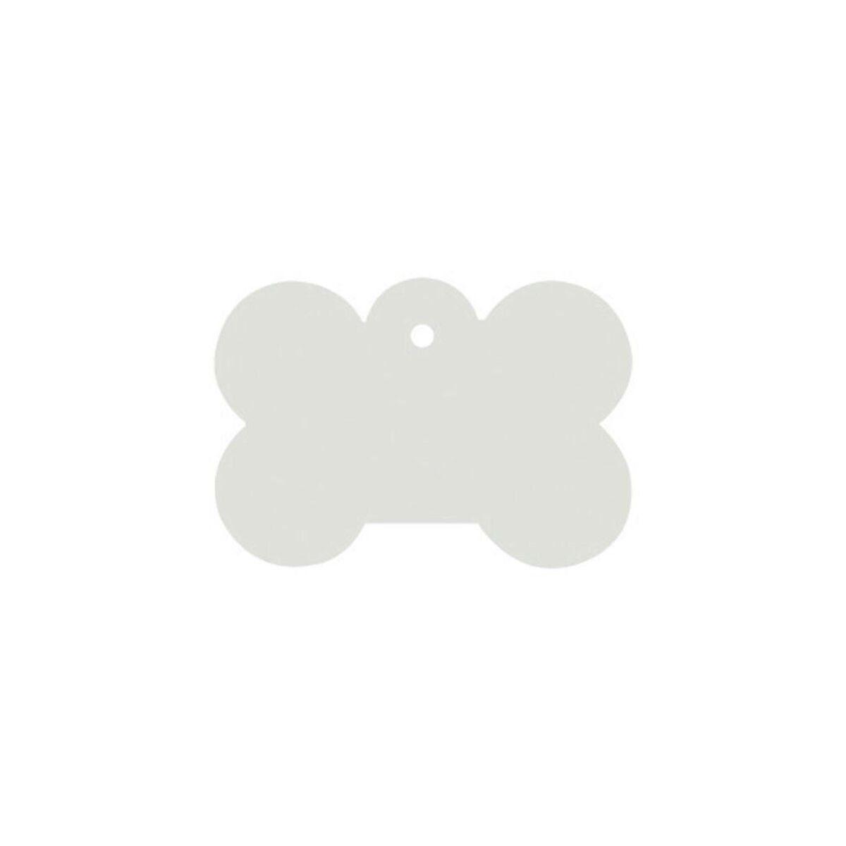 Placa identificativa para collar Imarc Bone Blanco