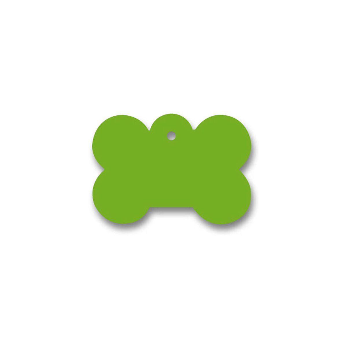Placa identificativa para collar Imarc Bone Verde