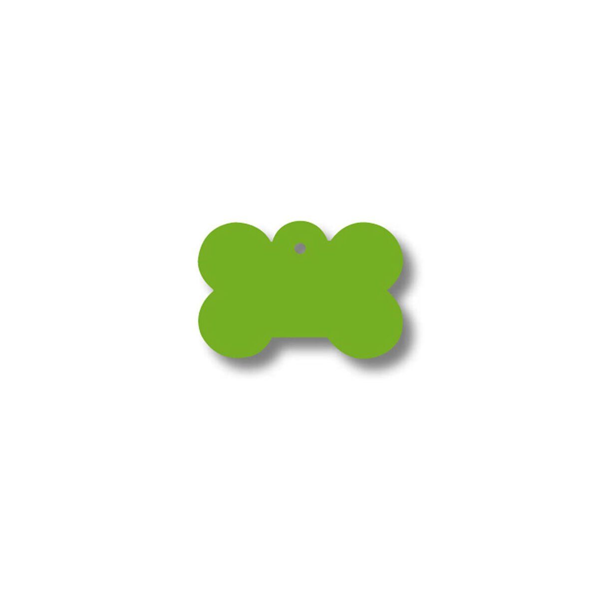Placa identificativa para collar Imarc Bone Verde