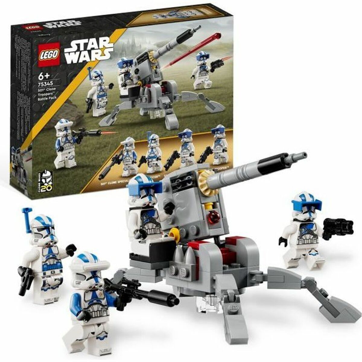 Juego de Construcción Lego Star Wars 75345 Fighting Pack of the Troopers Clone of the 501st Legion