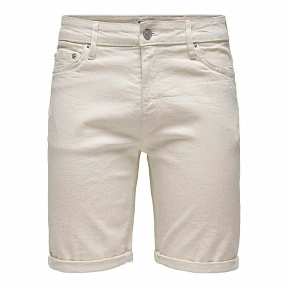 Pantalones Cortos de Hombre Only & Sons Onsply 9296 Ecru Beige