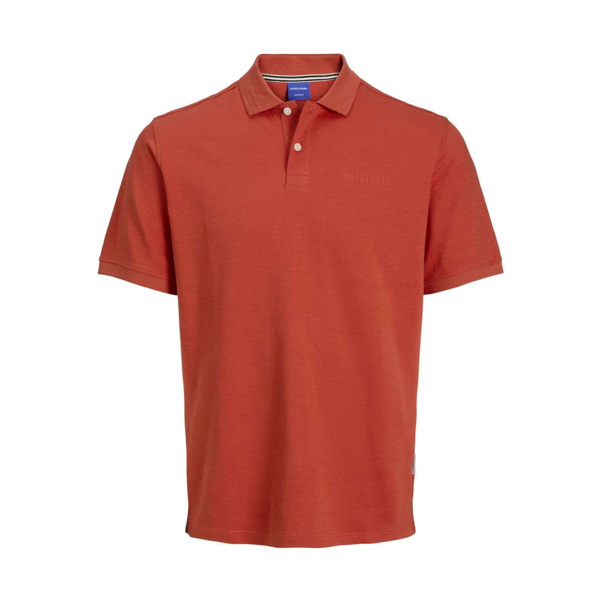 Polo de Manga Corta Hombre Jack & Jones JORFREDERIKSBERG Naranja