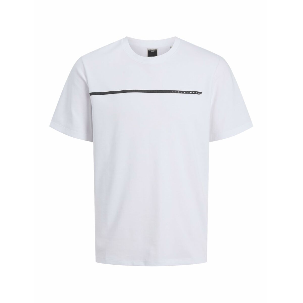 Camiseta de Manga Corta Hombre Jack & Jones JCOFUSION FULL BRANDING 12273120 Blanco