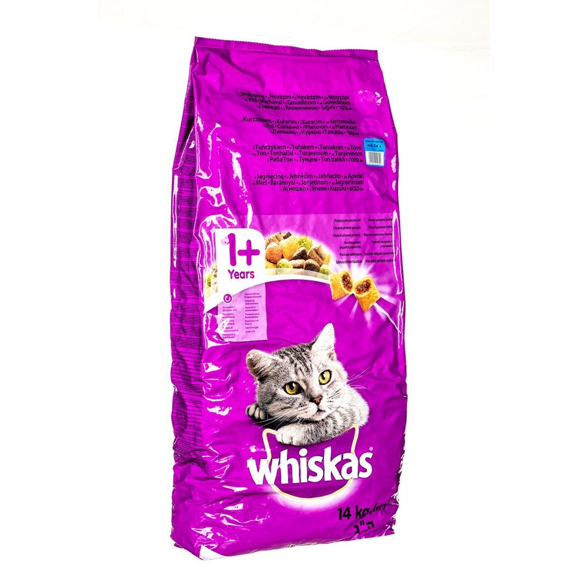 Comida para gato Whiskas Adulto Atún Pescado 14 Kg