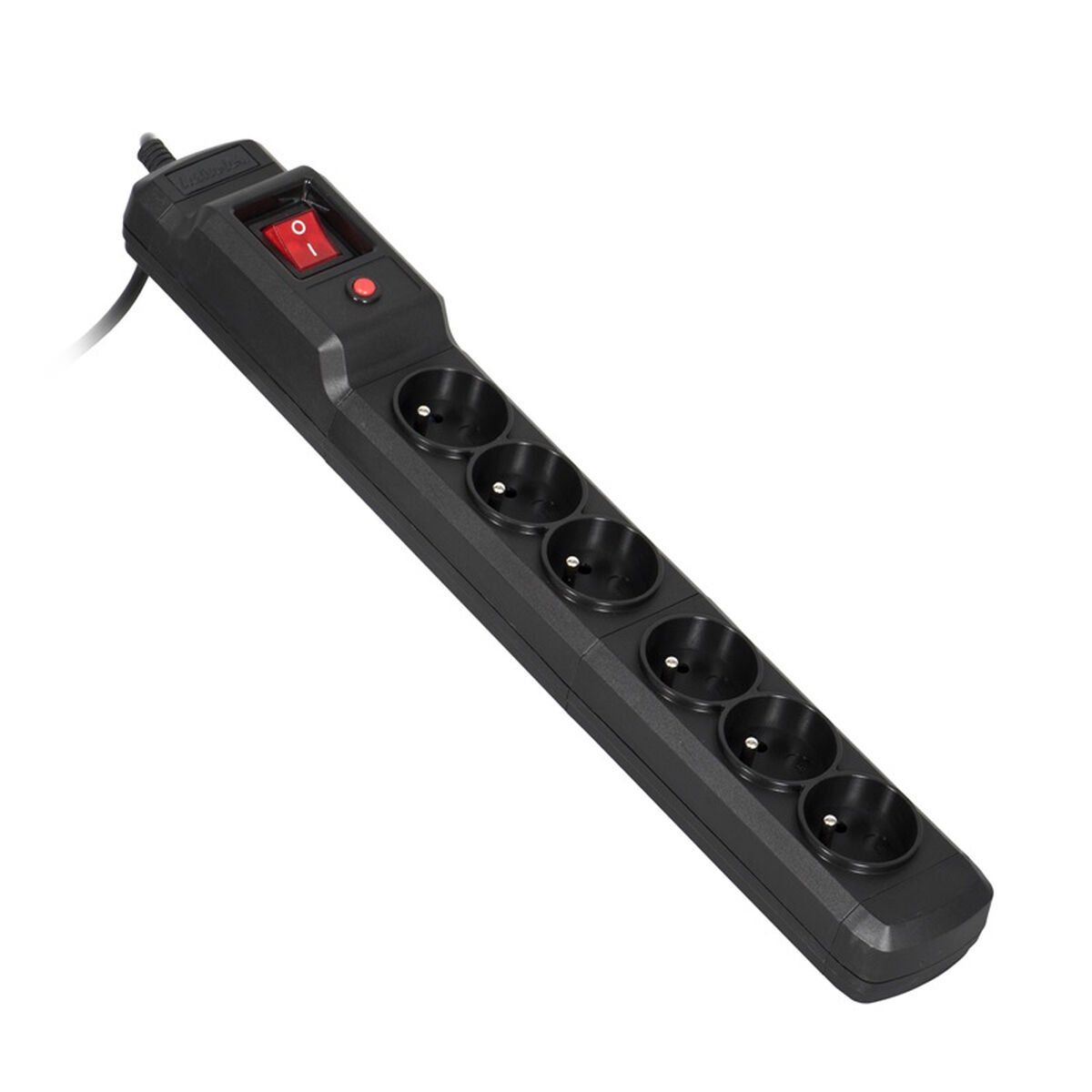 Regleta Enchufes 6 Tomas con Interruptor Activejet COMBO 6GN (5 m)