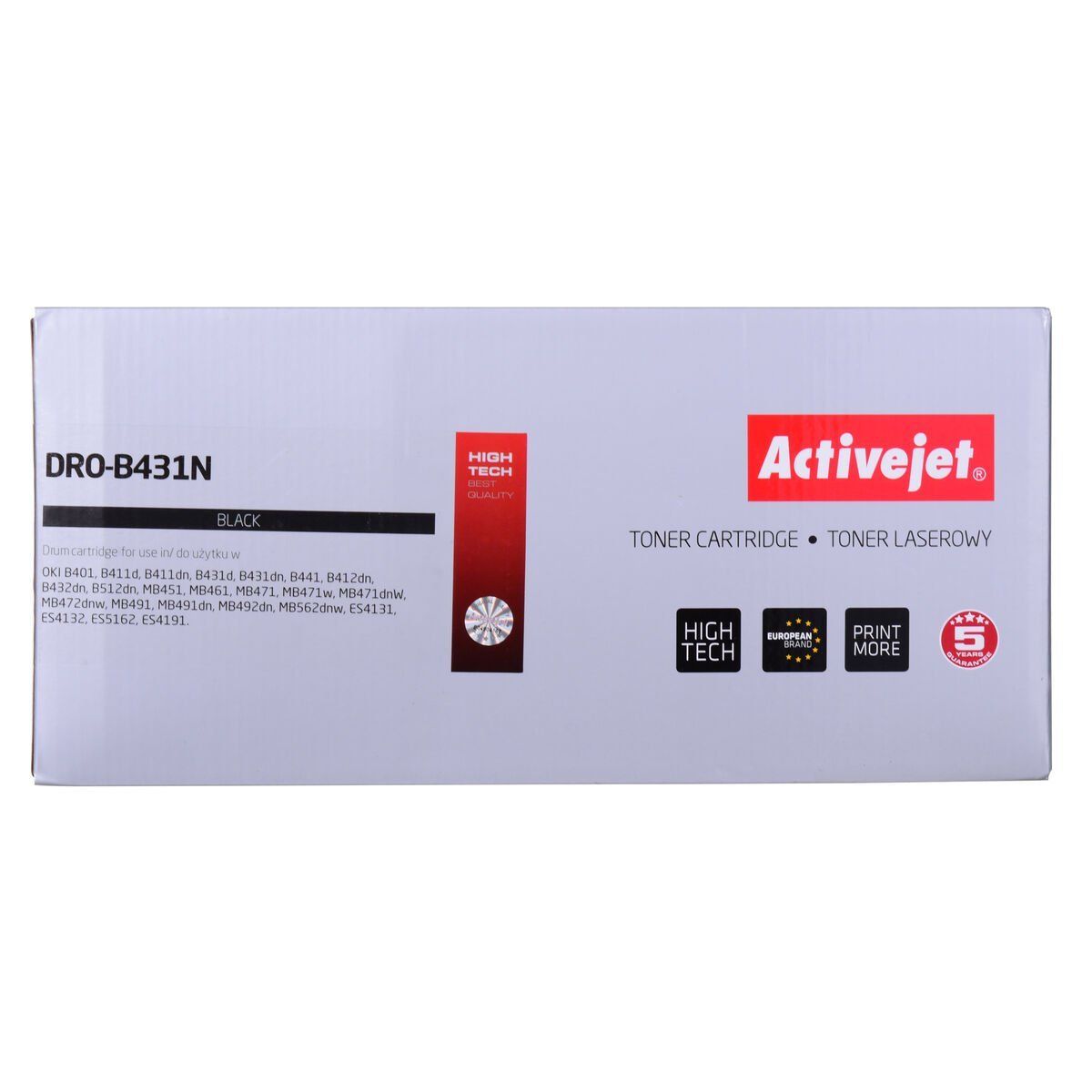 Tambor de impresora Activejet DRO-B431N Negro