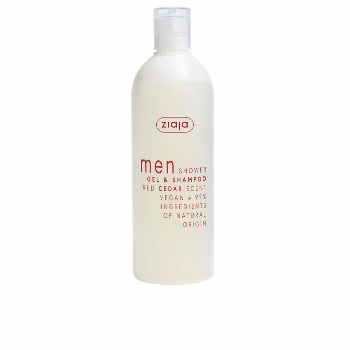 Gel y Champú 2 en 1 Ziaja Men 400 ml Hombre Cedro