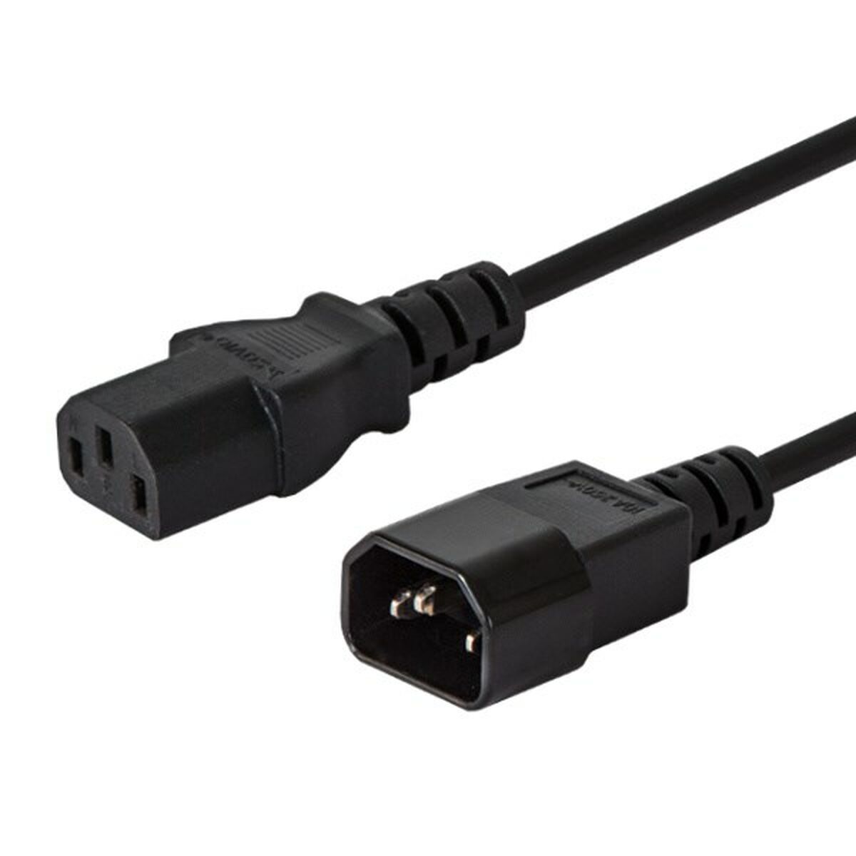 Cable de Alimentación Savio CL-99 Negro C13 C14 1,2 m