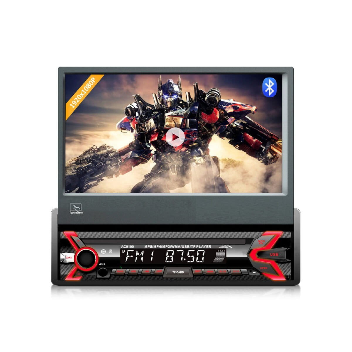 Radio AudioCore AC9100 Negro Rojo