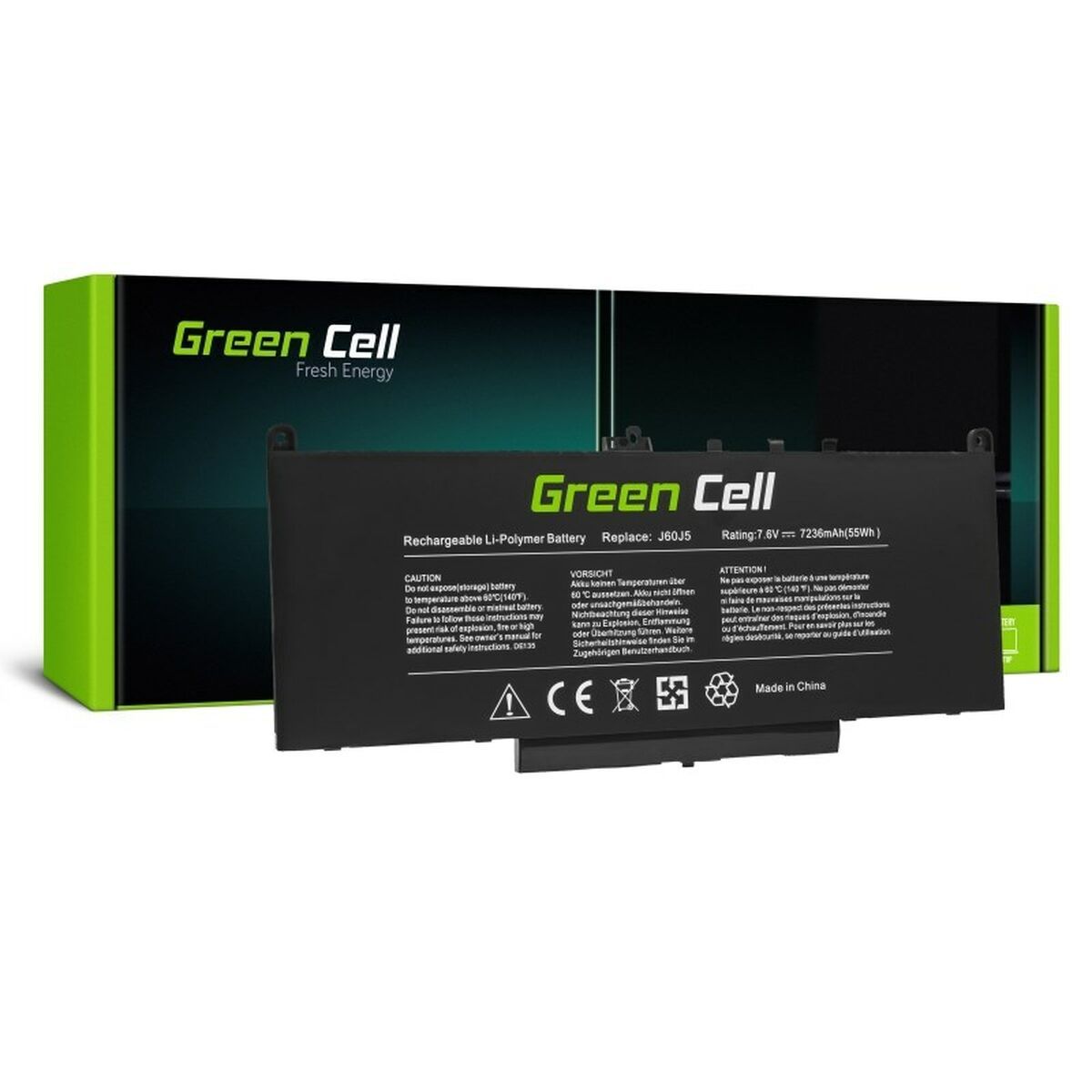 Batería para Portátil Green Cell DE135 Negro