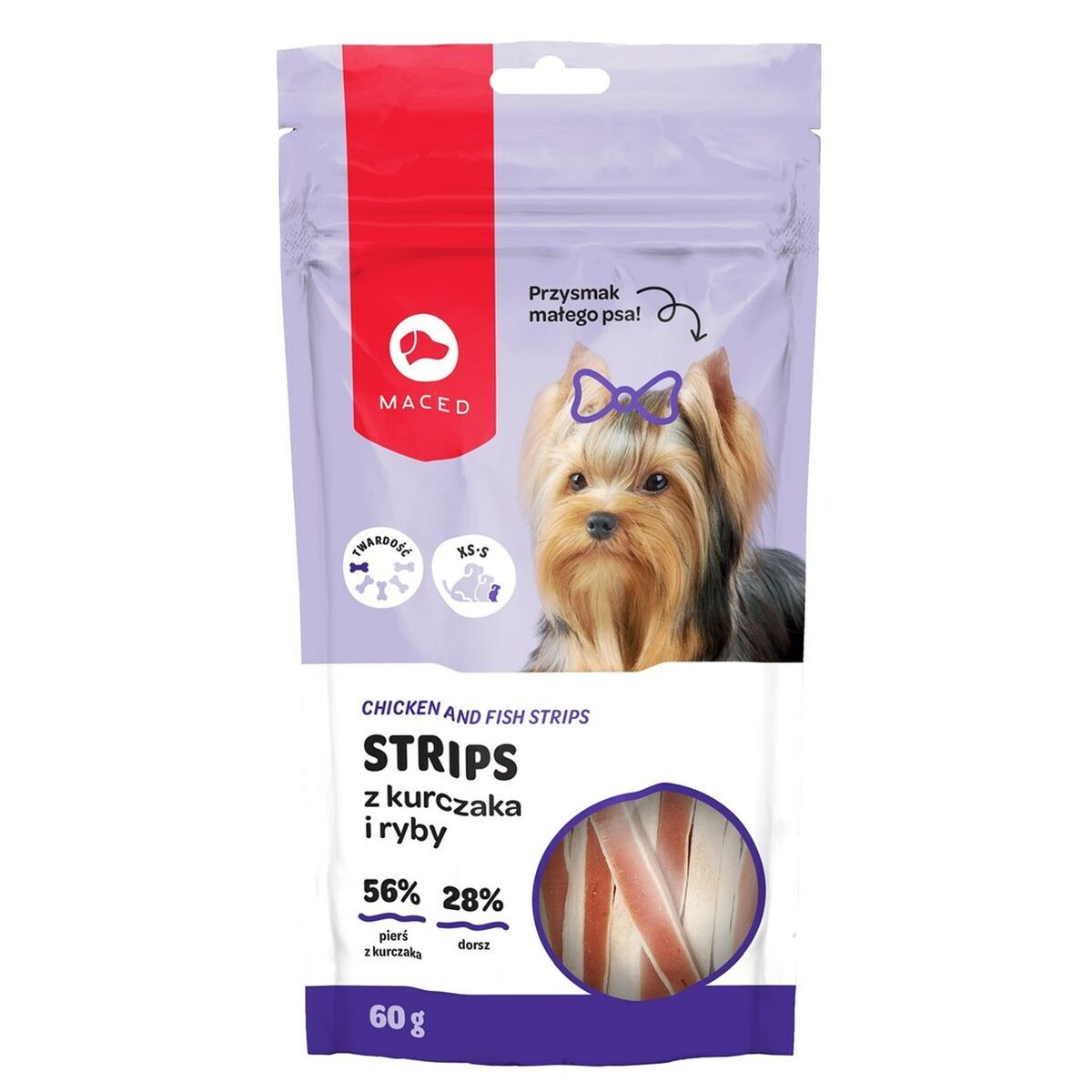 Snack para Perros Maced Pollo Pescado Bacalao 60 g