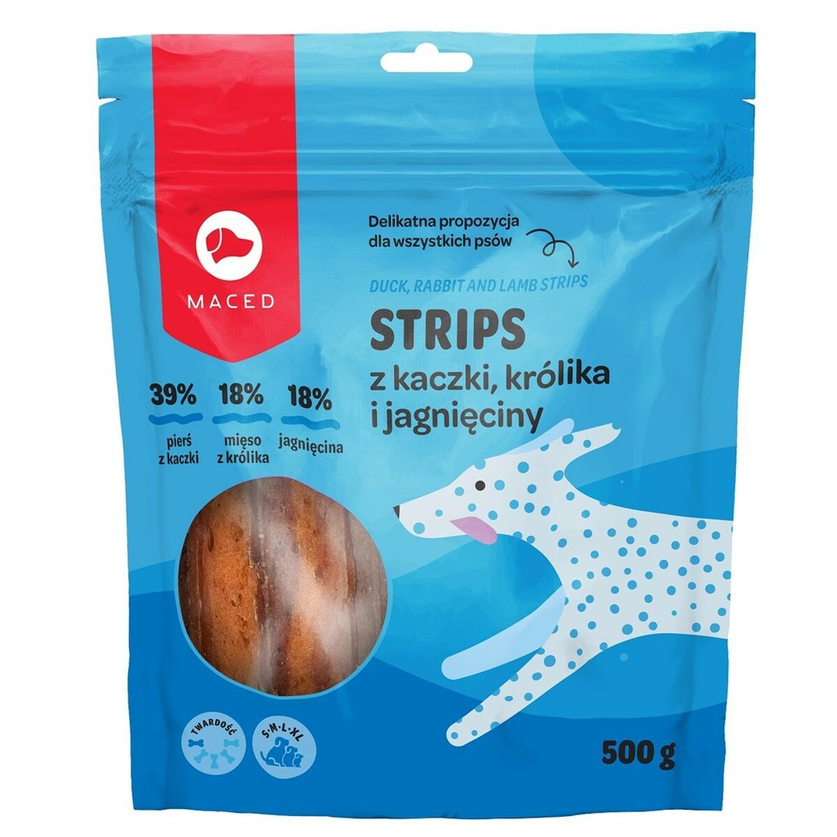 Snack para Perros Maced Cordero Pato Conejo 500 g