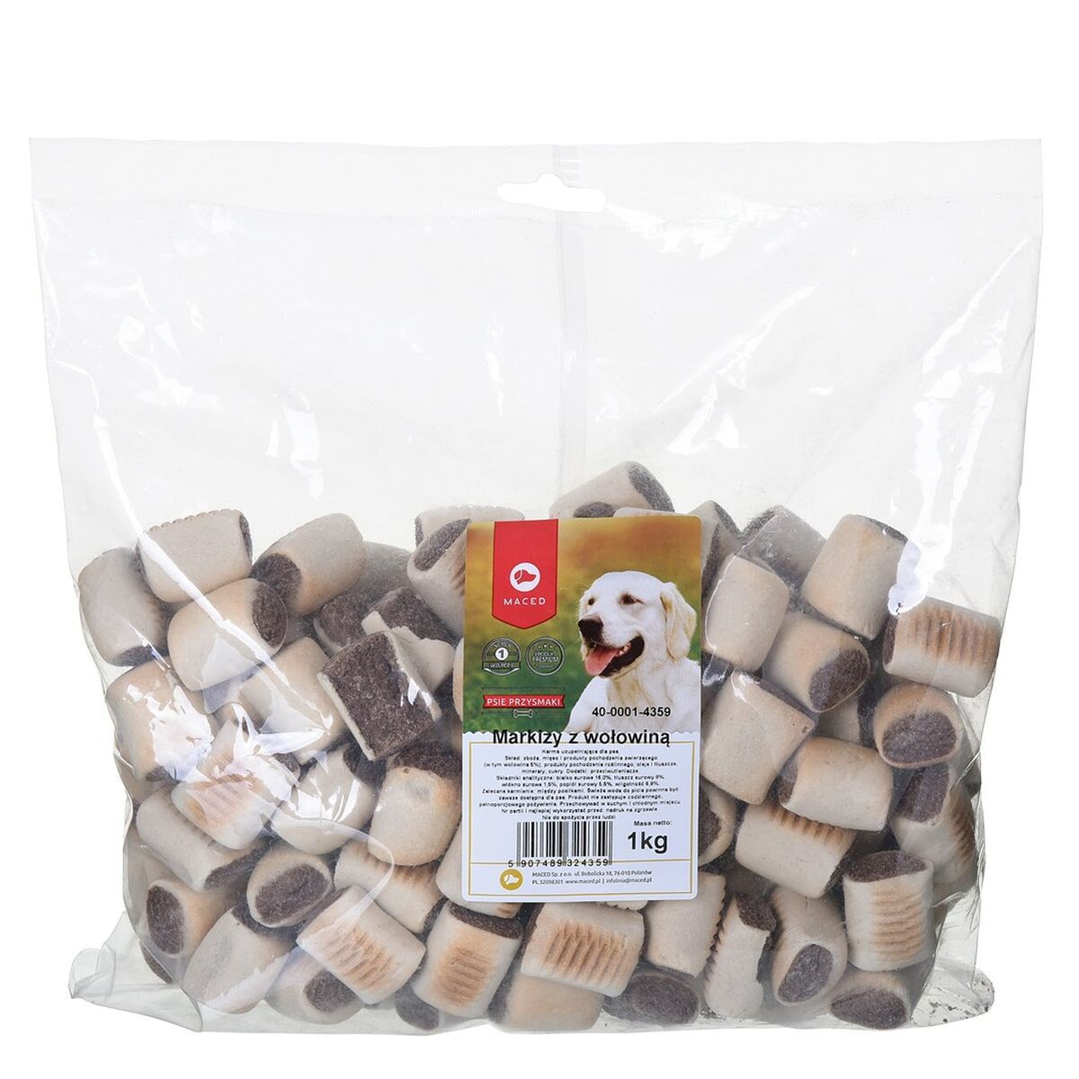 Snack para Perros Maced Ternera Carne de vacuno 1 kg