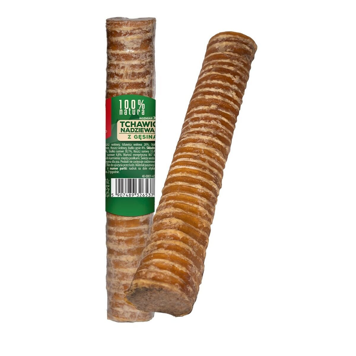 Snack para Perros Maced Trachea stuffed with goose Carne de vacuno