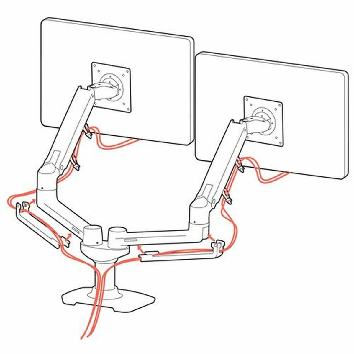 Soporte de Mesa para Pantalla Ergotron ERG45245026 Plateado 27"