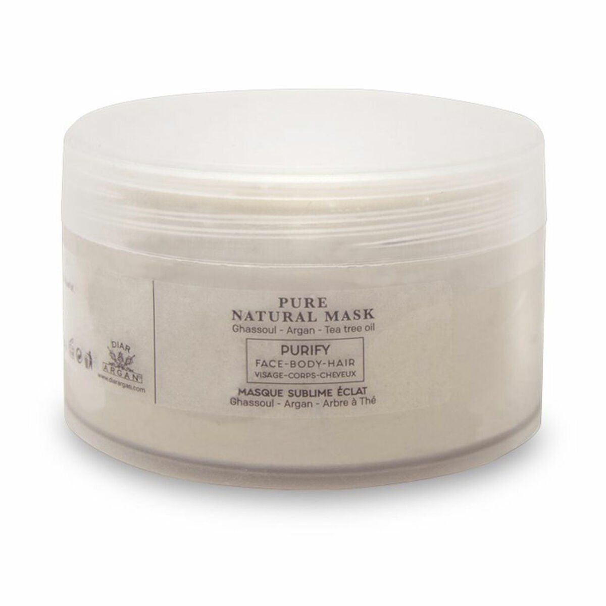 Mascarilla Facial Diar Argan 200 ml Natural Aceite de Argán