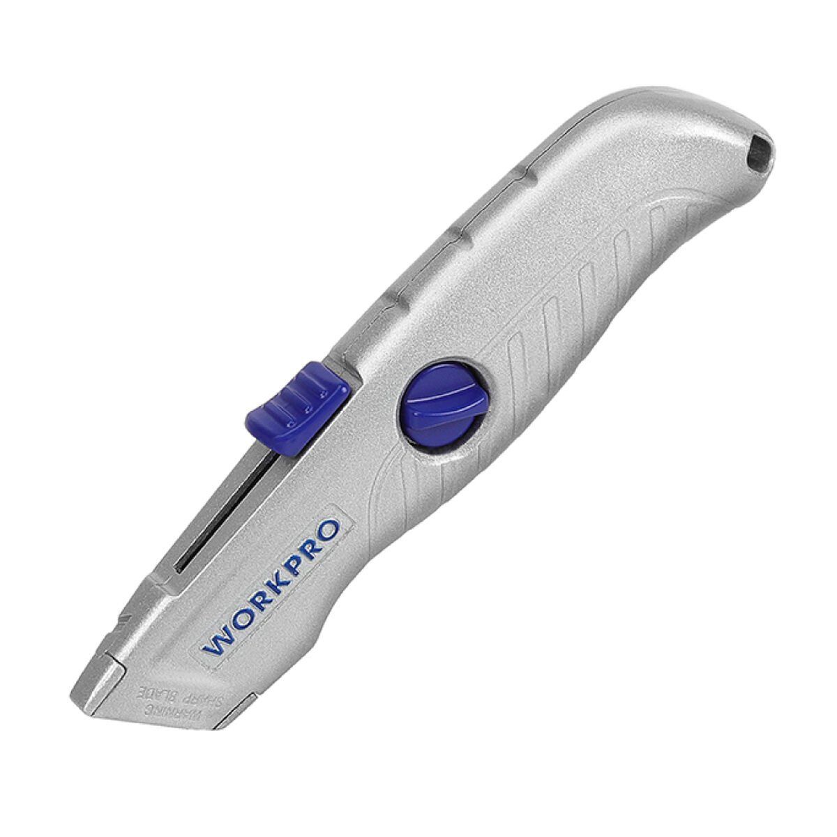 Cúter Workpro Sk5 Plateado Aluminio