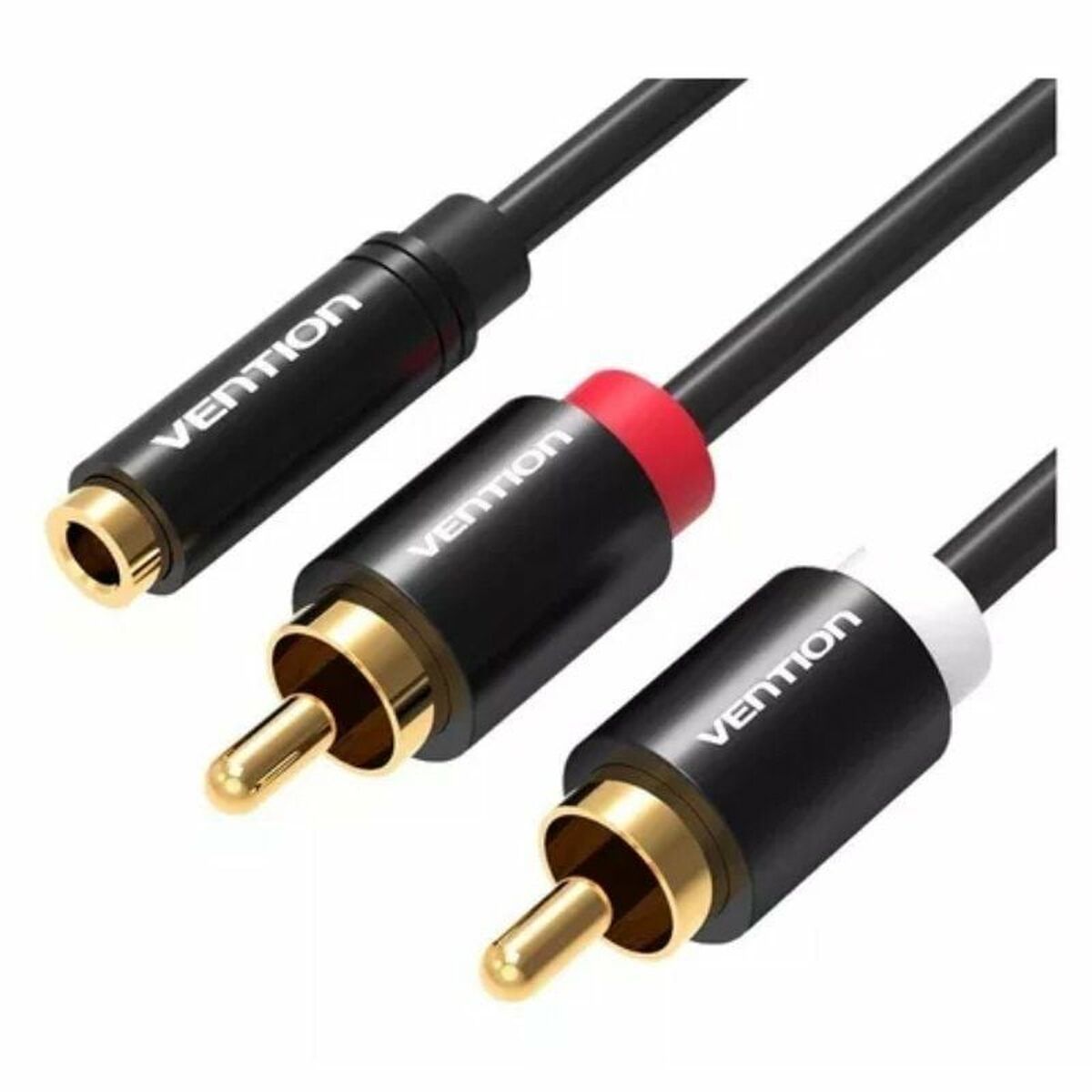 Cable Audio Jack a RCA Vention VAB-R01-B200 2 m