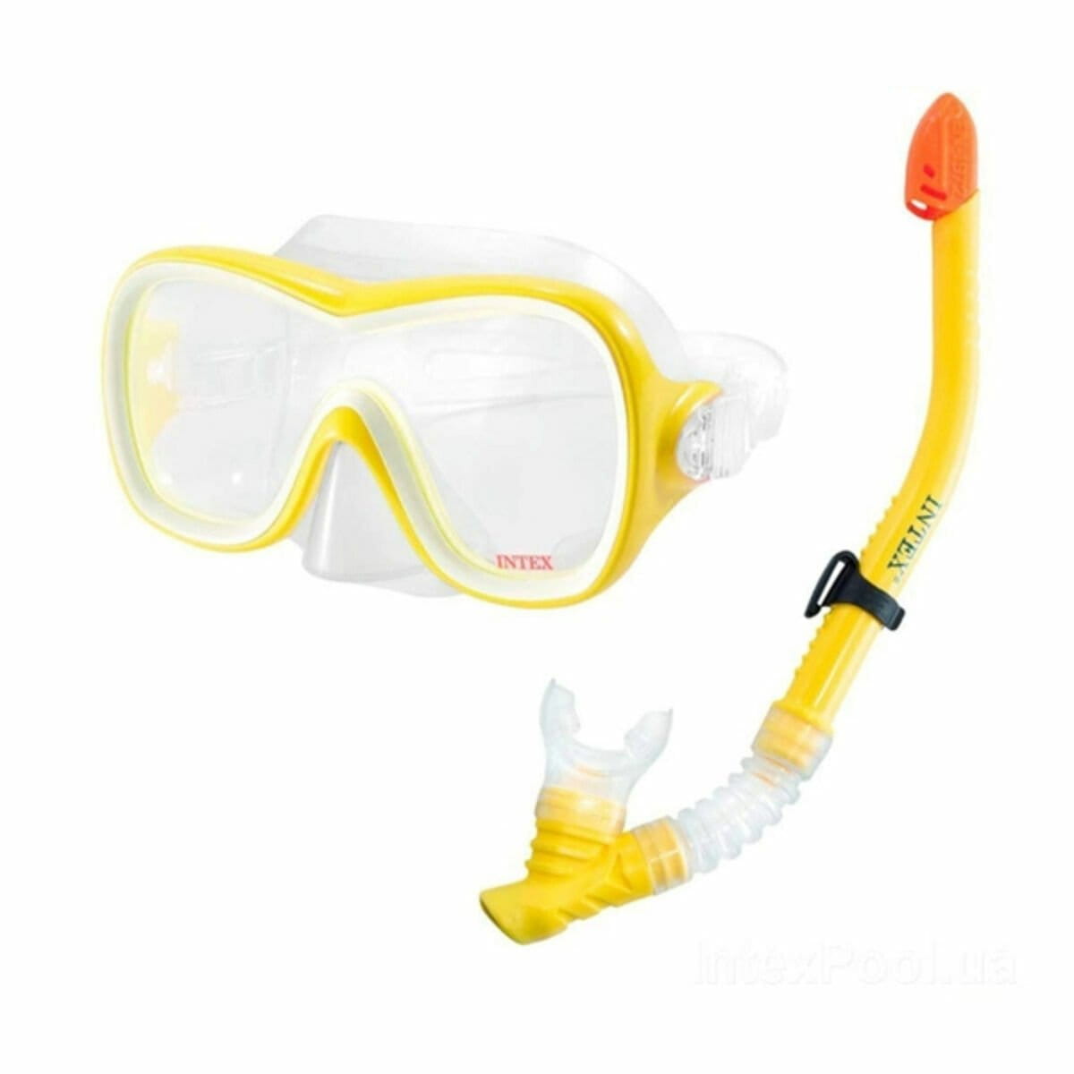 Gafas de Buceo con Tubo Infantiles Intex 55647 Amarillo