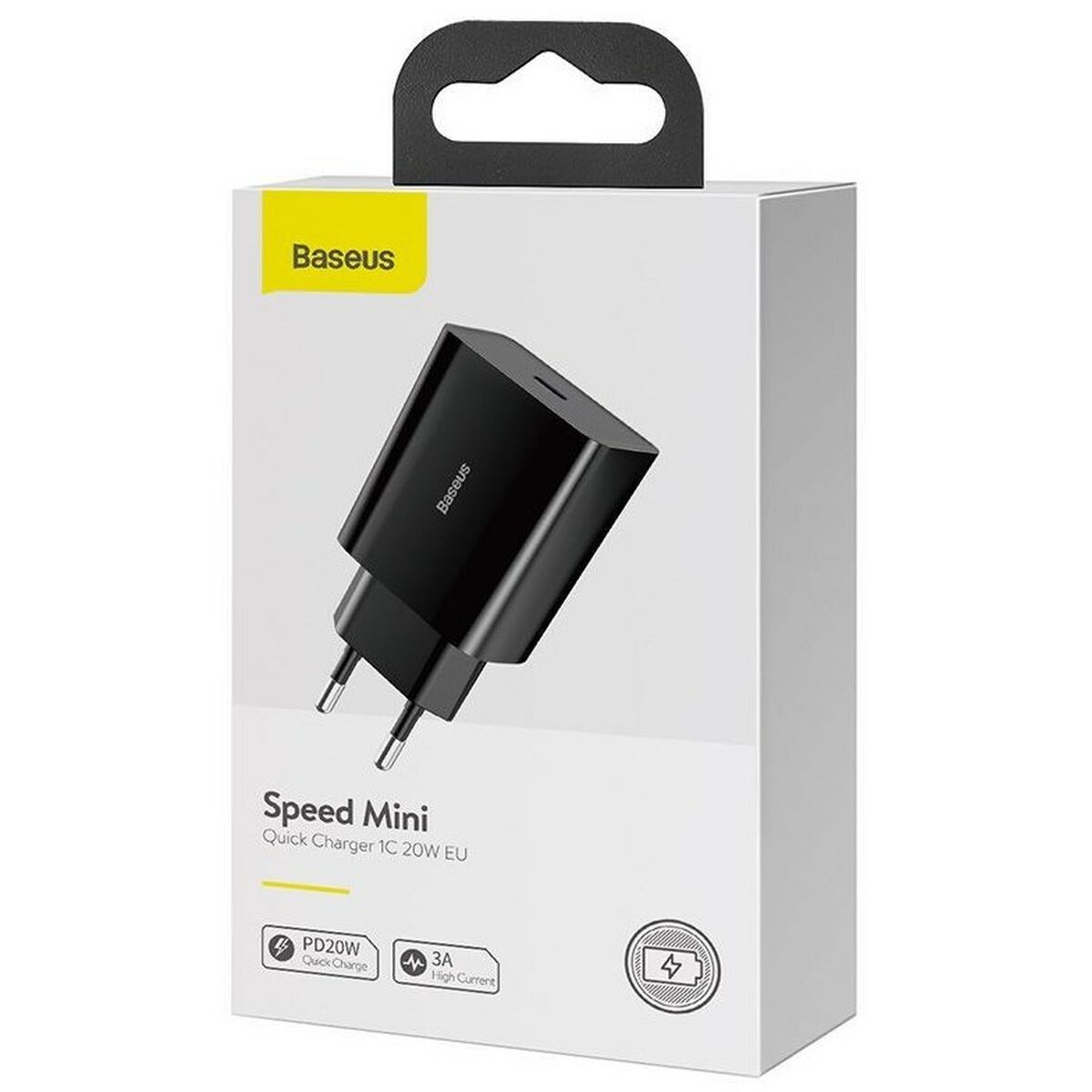 Cargador de Pared Baseus Speed Mini Negro 20 W