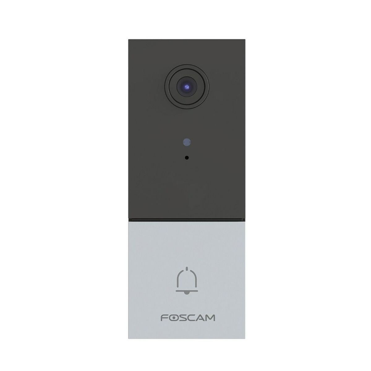 Videoportero Inteligente Foscam VD1 Negro Plateado Metal