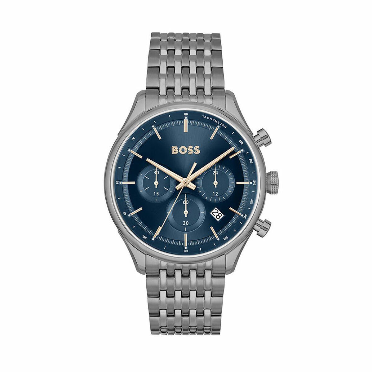 Reloj Unisex Hugo Boss Azul marino Gris oscuro (Ø 45 mm)