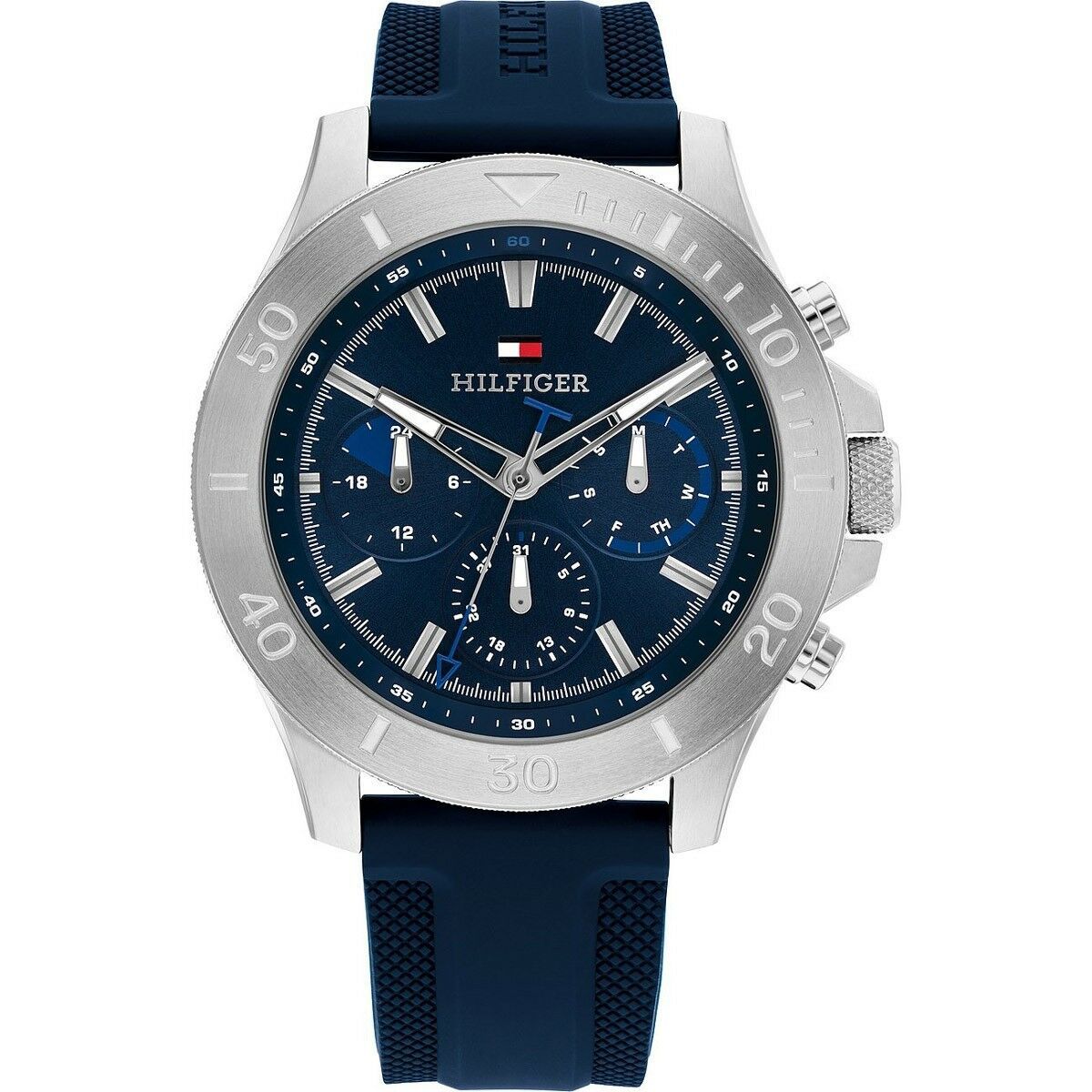 Reloj Unisex Tommy Hilfiger Azul marino (Ø 46 mm)