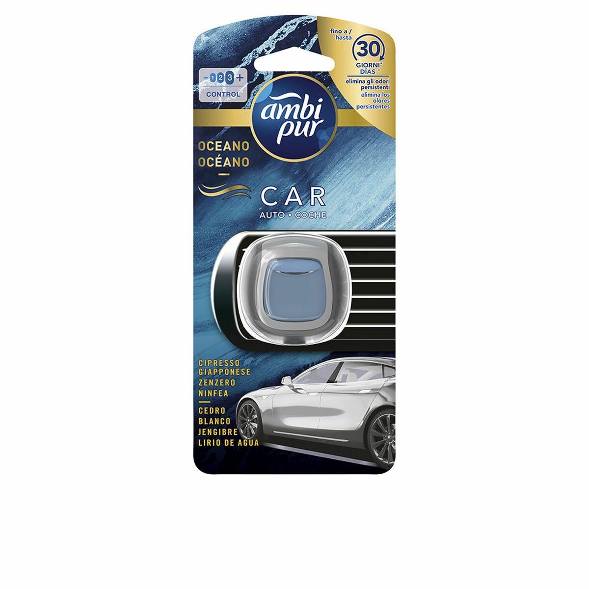 Ambientador para Coche Ambi Pur Océano Desechable 125 g