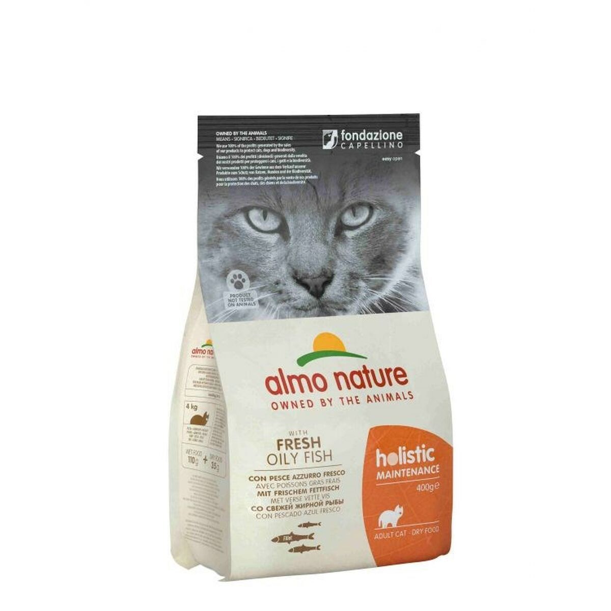 Comida para gato Almo Nature Holistic Adult Adulto Pollo Pescado Anchoas 400 g