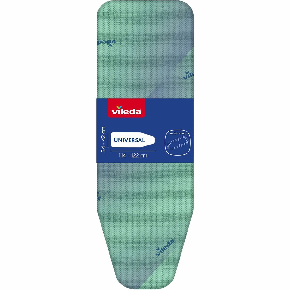 Funda Para Tabla de Planchar Vileda Perfect Fit 34/42 x 114/122 cm Azul Turquesa