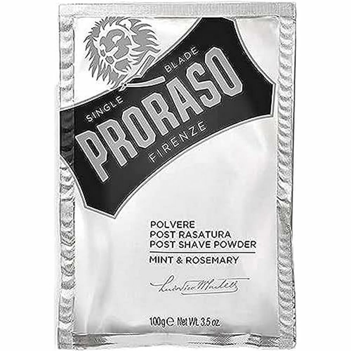 Polvos de Talco Perfumados Proraso 100 ml Romero Menta