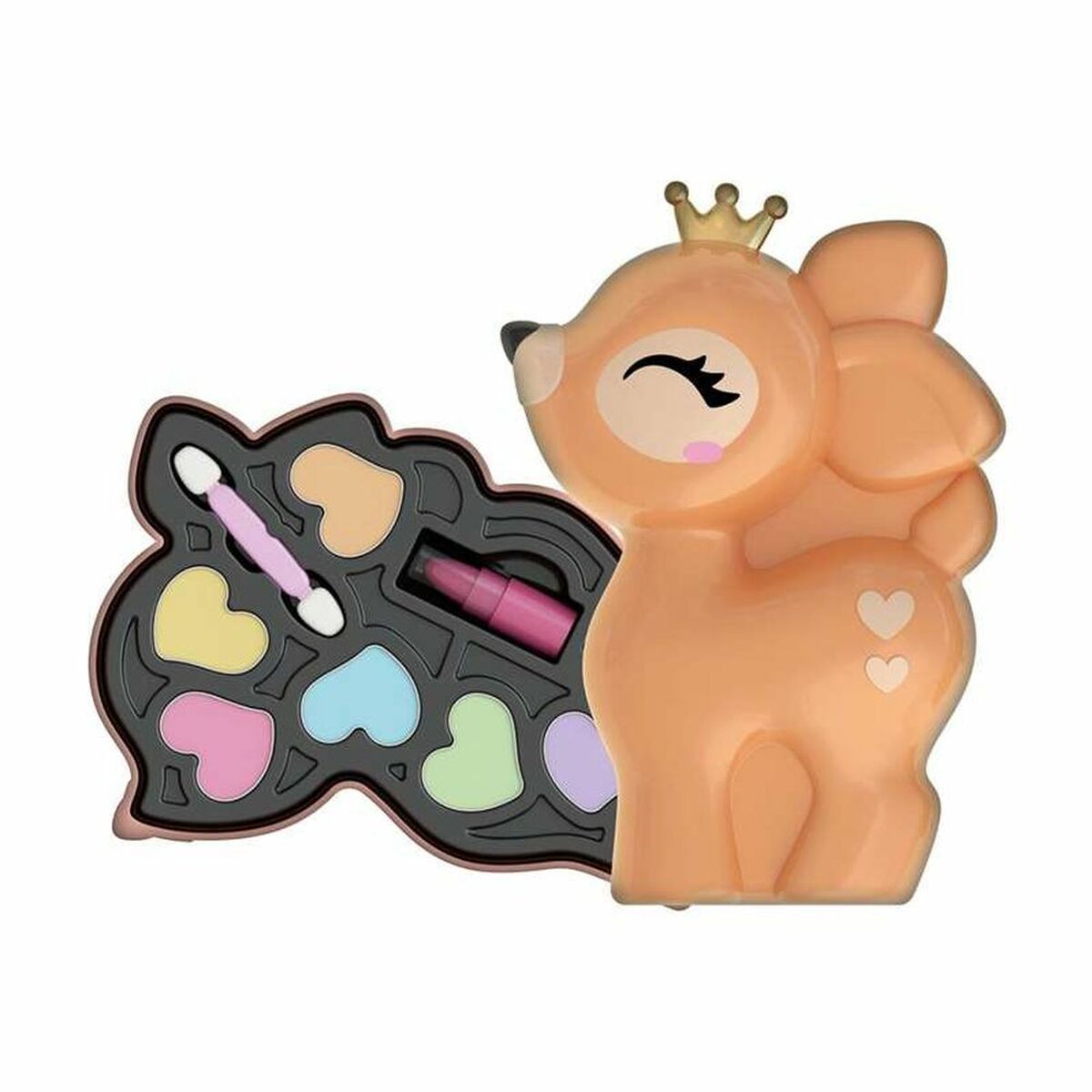 Set de Maquillaje Infantil Clementoni Lovely Make Up Ciervo (27 x 22 x 5 cm)