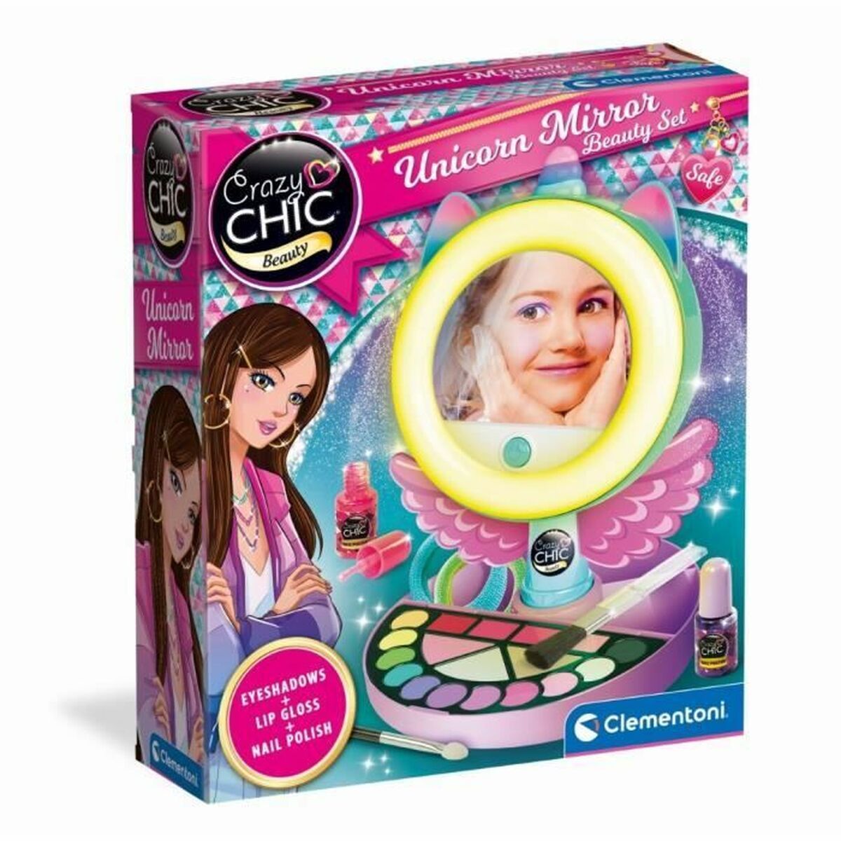 Set de Maquillaje Infantil Clementoni Unicorn
