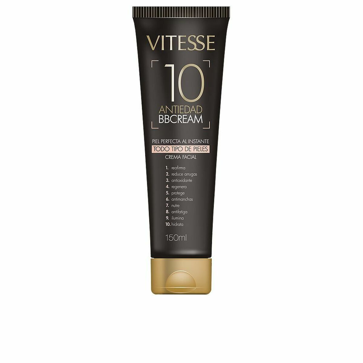 Crema Hidratante con Color Vitesse Antiedad Bb Cream 150 ml Antiedad 10 en 1