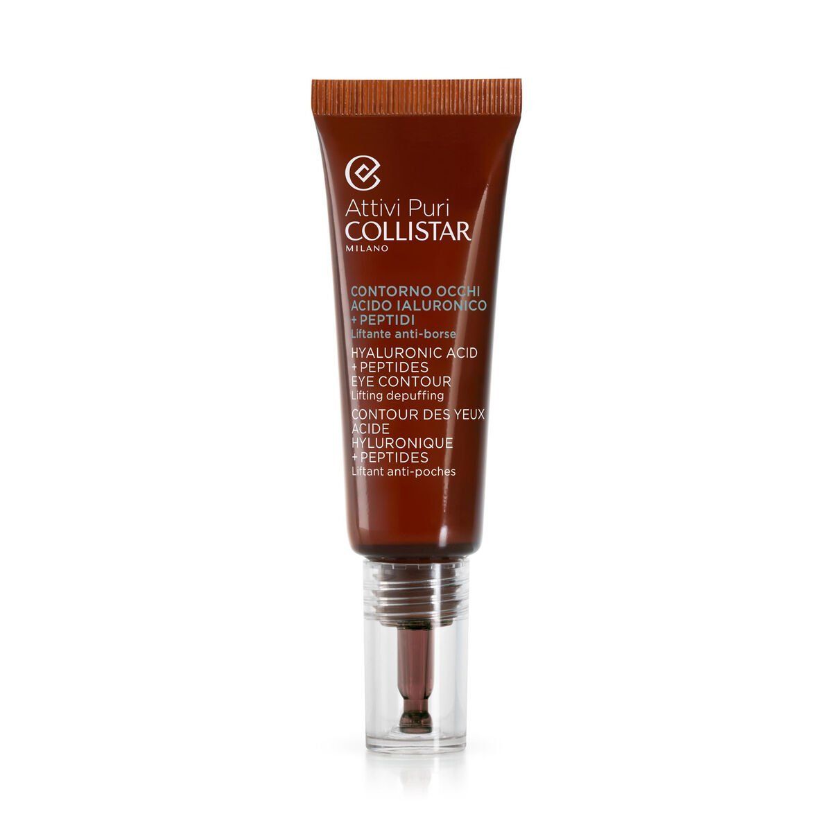 Crema para el Contorno de Ojos Collistar Attivi Puri 15 ml Ácido Hialurónico