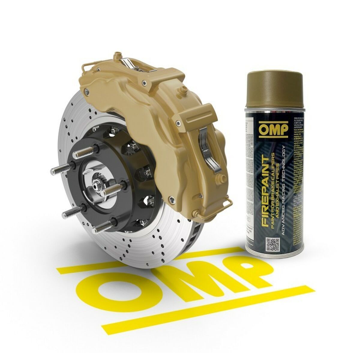 Pintura en spray OMP OMPPC02001000002 Pinzas de Freno 400 ml Dorado