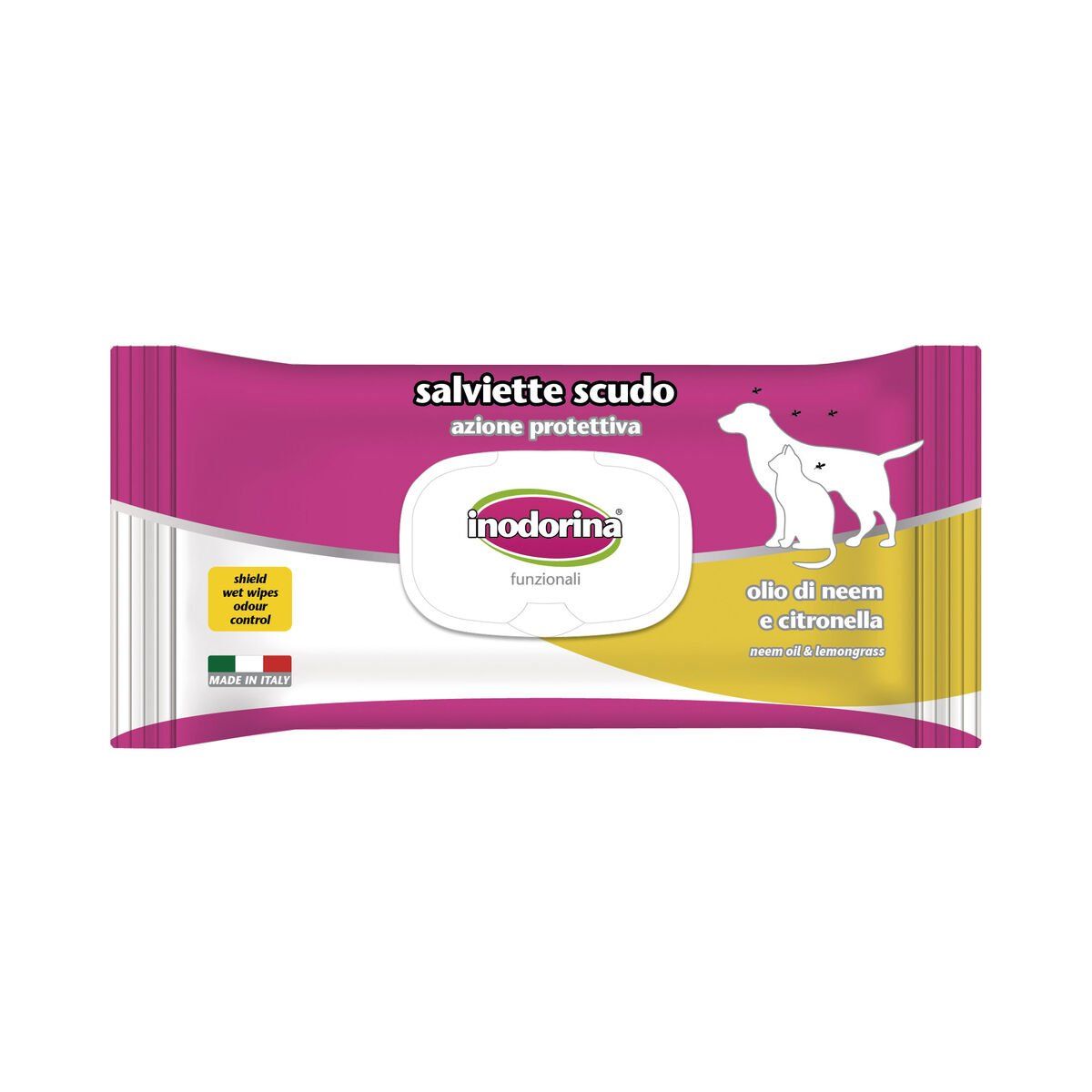 Toallitas Húmedas para Mascotas Inodorina Citronela