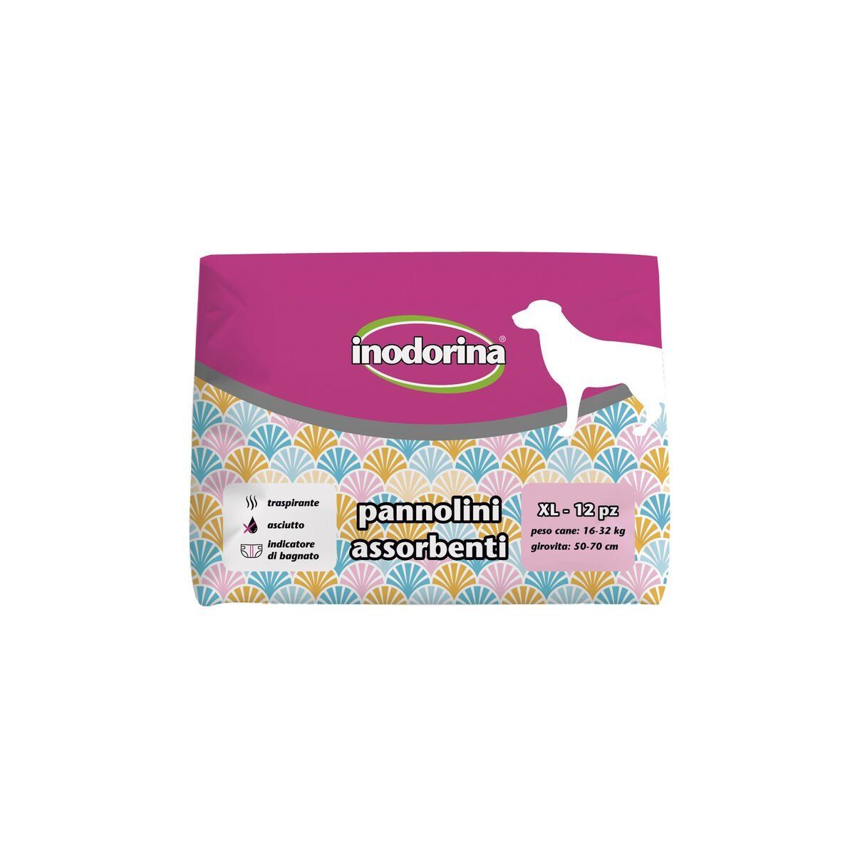 Pañales Desechables Inodorina 50 + 70 cm 12 Unidades